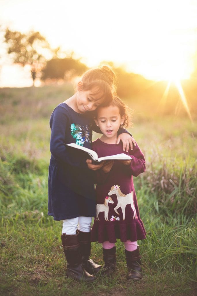 Children reading